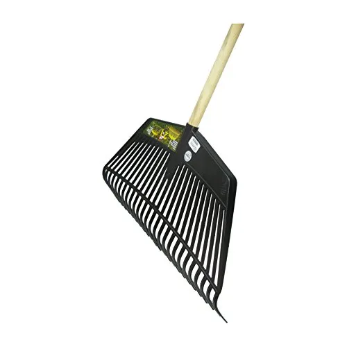 Kst-Laubbesen 26 Zinken, 600 mm, mit Stiel - Rechen mit 26 elastischen Zinken, extrem robust und ideal zum effizienten Laubkehren, inkl. 150 cm Stiel für komfortables Arbeiten.
