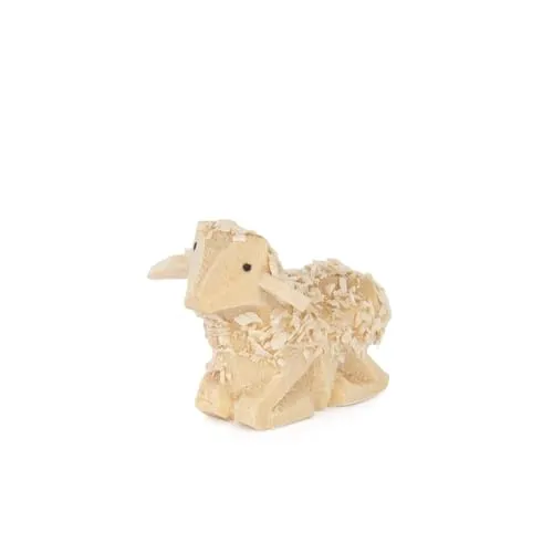 Rudolphs Schatzkiste Reifentier Schaf liegend BxHxT 1,8x1,8x2,5cm NEU Reifenspielzeug Spielzeug Fahrtier Holzspielzeug Holztier Tier Holz Holzfiguren Seiffen Erzgebirge