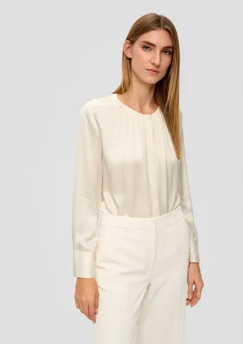 s.Oliver Langarmbluse Bluse Bluse aus Viskose
