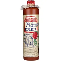 Grassl Bärwurz 40% - Hochwertiger Obstbrand - Obstbrände, aromatischer Bärwurz mit 40% vol. für ein intensives Geschmackserlebnis, ideal für Genießer.