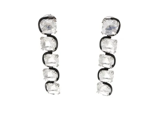 Swarovski Harmonia Drop-Ohrhänger in silber von Swarovski