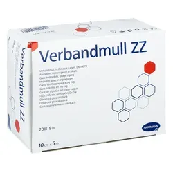 Verbandmull Hartmann 10 cmx5 m zickzack