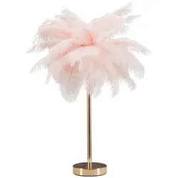 Produktbild Stylische Tischleuchte in Gold und Pink