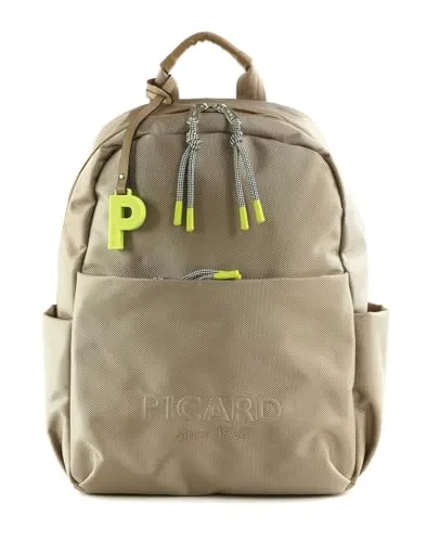 Picard Rucksäcke Lucky ONE - Damen Nylon Rucksack in Sand, leicht und wasserabweisend mit gepolsterten Schultergurten und großzügigem Stauraum