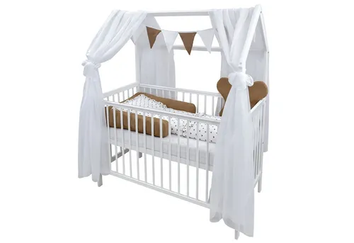 Baby-Delux Komplettbett Hausbett 60x120 cm