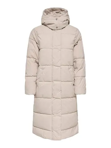 JDY Steppmantel JDYMAJA LONG PADDED JACKET OTW YFM NOOS mit Kapuze