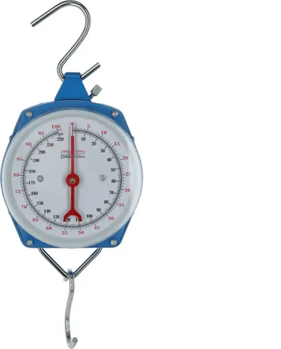 Kerbl Zeigerschnellwaage 100 kg, Farbe blau, 291413