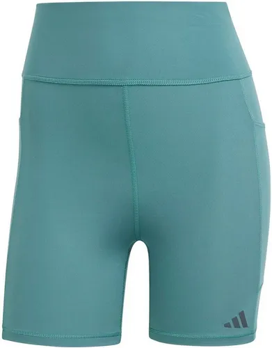 ADIDAS Damen Tights Own the Run kurze (Länge 5 Zoll) - Hosen für Damen mit optimaler Passform und kühlendem Adiflex Material. AEROREADY Technologie sorgt für Trockenheit, während die Seitentaschen praktischen Stauraum bieten. Hergestellt aus mindestens 70 % recycelten Materialien.