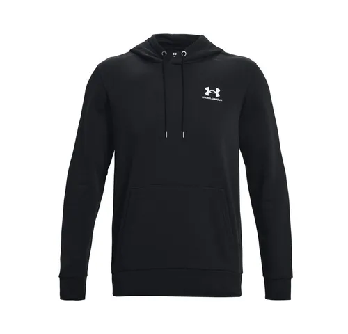 Under Armour Essential Fleece Hoody grau, L Herren - Herren Pullover & Hoodies für Fitness Studio und Laufsport, mit praktischer Kapuze und Kordelzug für optimalen Tragekomfort und Stil.