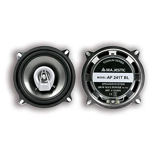 New Majestic AP-241T 2-Wege Autolautsprecher (2-Wege, 90 W, 4 Ohm, 75-25000 Hz, 2,8 cm, 13 cm)
