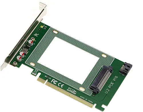 KALEA-INFORMATIQUE PCIe x16-Controller-Karte vom Typ PCIe 3.0 für PCIe NVMe U.2 SSDs.