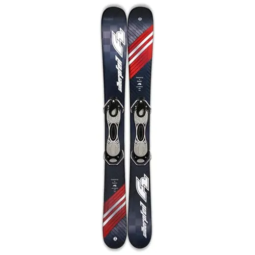 F2 Snowblades Silberpfeil 99cm Set mit Bügelbindung Fun Ski Kurzski