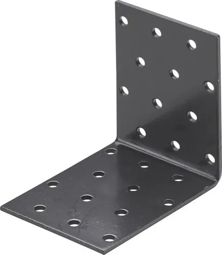 Hettich Verbindungswinkel Stahl 82 x 82 x 60 mm schwarz  Winkelverbinder