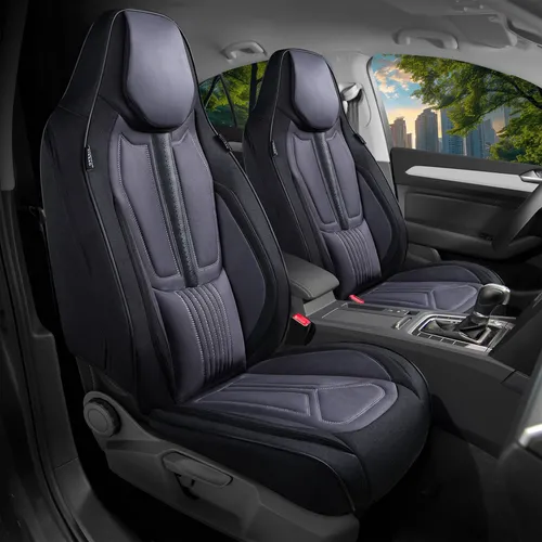 VW Tiguan 3 Schonbezüge Schwarz/Grau DS6