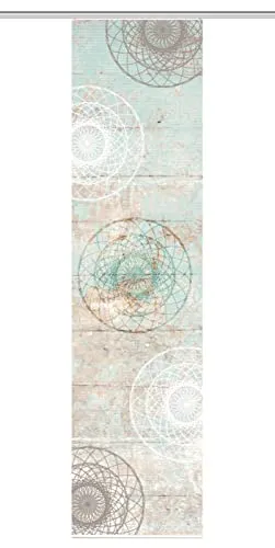 HOME in green 84058 | MANDOSA Schiebegardine in türkis von HOME in green