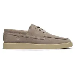 Clarks Halbschuhe Veloursleder Schnürschuh grau 42,5 EU - Stylische Clarks Halbschuhe aus hochwertigem Veloursleder in grau, Größe 42,5. Ideal für den Alltag mit bequemem Blockabsatz und robuster Gummisohle für besten Komfort.