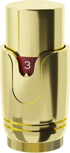 Mexen Thermostatkopf für Heizkörper, gold - W900-000-50