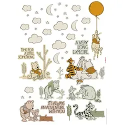 Xora Wandtattoo - Mehrfarbig, 50x70 cm - Wandtattoos für Kinderzimmer, selbstklebend und einfach anzubringen – perfekte Deko für Babymöbel und kreative Gestaltung.