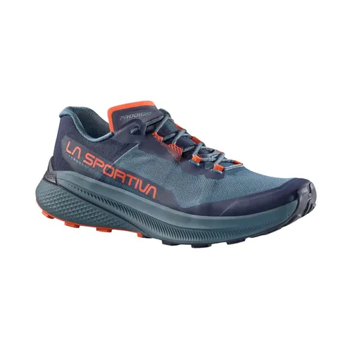 La Sportiva Prodigio Hurricane - Ultraläufer Laufschuh (44) - Laufschuhe mit maximaler Dämpfung und Energierückgabe, ideal für Ultraläufer. Der innovative XFLow-Schaumstoff sorgt für Komfort und Stabilität auf jedem Terrain.