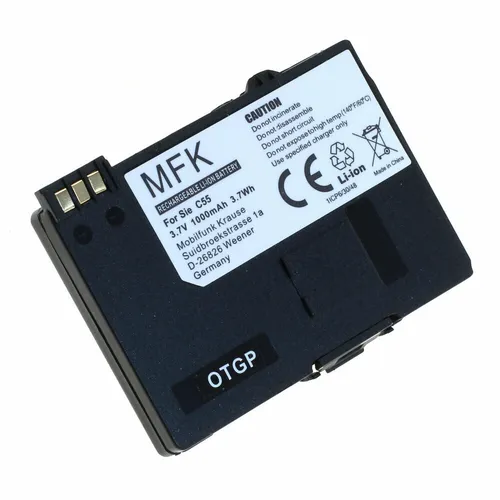 Akku MFK f. Siemens A57 1000mAh Li-Ionen