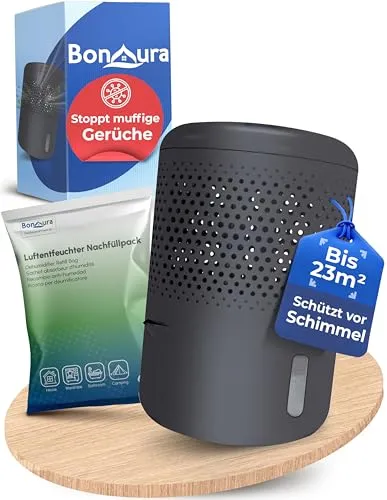 BonAura® Luftentfeuchter ohne Strom in grau von BonAura