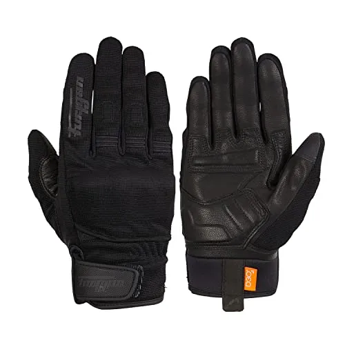 Furygan Jet D3O Lady Damen Motorrad Handschuhe M - schwarz - Motorradhandschuhe für Damen mit D3O Protektoren, bieten hervorragenden Schutz und hohe Griffigkeit - ideal für Sommerfahrten.