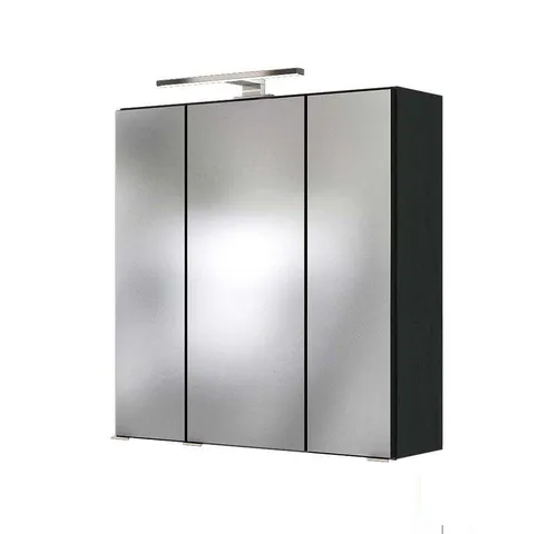 Badmöbel Spiegelschrank LED Beleuchtung 60cm grau