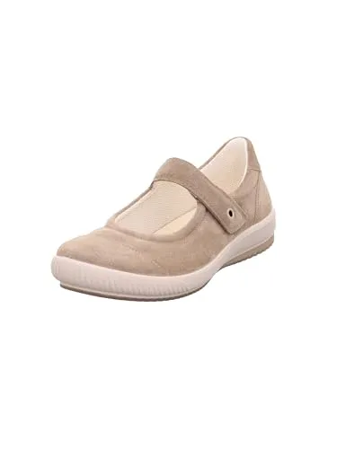 Legero Komfort Slipper Damen 31373338323439 Beige - Bequeme Sneakers für den Alltag - Sneaker aus hochwertigem Veloursleder mit Klettverschluss für optimalen Halt und Komfortweite G. Perfekt für ein angenehmes Fußklima und leichtes Tragegefühl.