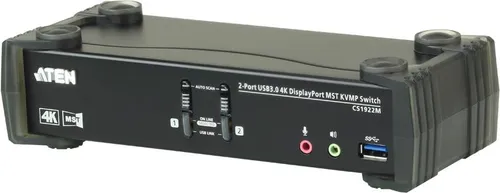 ATEN CS1922M - KVM-/Audio-/USB-Switch - 2 x KVM/Audio/USB - 1 lokaler Benutzer - Desktop (CS1922M-AT-G)