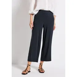 STREET ONE Culotte im Loose Fit blau 36 - Kinderhosen im Loose Fit, aus pflegeleichtem Stoff für hohen Tragekomfort, ideal für legere Anlässe.