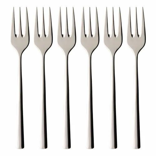 Villeroy & Boch Besteck-Set Piemont Kuchengabel Set 6tlg in silber von Villeroy & Boch