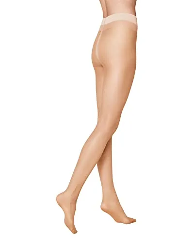 KUNERT Damen Strumpfhosen Mystique 20 transparent 20 DEN in gold von Kunert