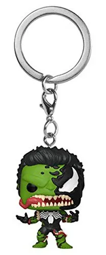Funko POP! Keychain: Marvel Venom - Hulk - Vinyl-Minifigur Zum Sammeln Neuartiger Schlüsselanhänger - Strumpffüller - Geschenkidee - Offizielle Handelswaren - Comic Books Fans - Minifigur