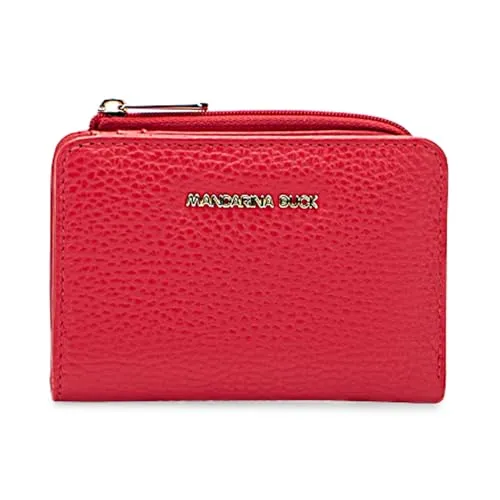 Mandarina Duck Mellow Leather Wallet in rot von Mandarina Duck