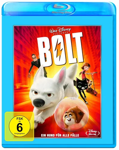 Bolt - Ein Hund für alle Fälle [Blu-ray] - Film für die ganze Familie, beeindruckende Animation von Disney, in mehreren Sprachen untertitelt und mit 96 Minuten Spieldauer, ideal für Kinder und Animationsliebhaber.