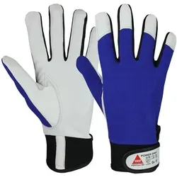 Nappaleder Arbeitshandschuh Klett Power Grip I