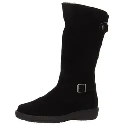 Waldläufer 533904 165 001 Stiefel schwarz 37,5 EU - Wanderschuhe mit warmem Lammfellfutter, ideal für kalte Tage und lange Wanderungen, bieten Komfort und Stil in einem sportlichen Design.