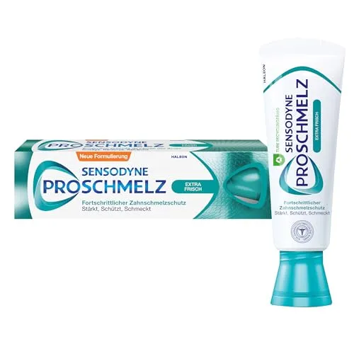 Sensodyne ProSchmelz Extra Frisch Zahnpasta, 75ml, Zahncreme für fortschrittlichen Zahnschmelzschutz