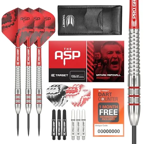 Target Darts Nathan Aspinall 24G Tungsten Steeldart Set von Target Darts