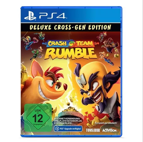 PS4 Crash Team Rumble - Deluxe Edition - NEU und versiegelt - Erlebe das aufregende Multiplayer-Actionspiel auf Sony Playstation 4. Die Deluxe Edition bietet exklusive Inhalte für noch mehr Spielspaß!