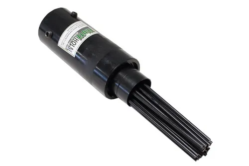 TRUTZHOLM Druckluftwerkzeug Ersatzkopf für Nadelentroster - Ersatzkopf für Druckluft Nadelentroster mit 19 Nadeln, ideal für KFZ, Werkstatt und Heimwerker. Effizientes Entfernen von Rost und Farbe!