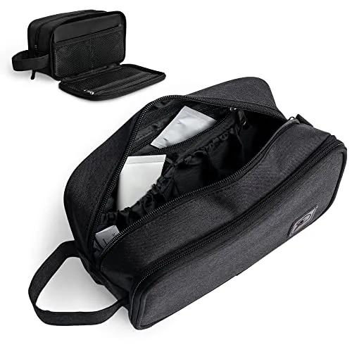 Obics Kulturbeutel Damen & Herren Schwarz 3L klein von Obics