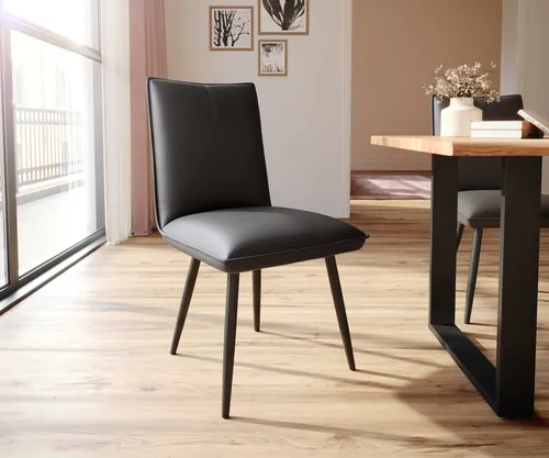 DELIFE Esszimmerstuhl Lelio-Flex in schwarz von Delife