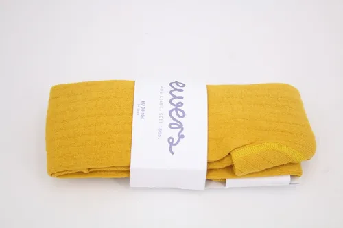 Ewers Strumpfhose Rippe 901035, 0605 honig, Größe 98-104 in gelb von Ewers