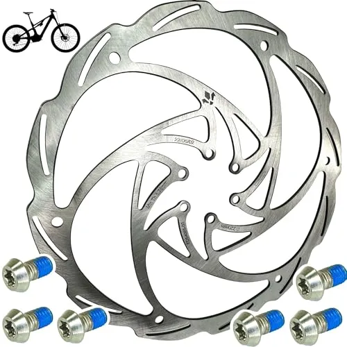 F26 Formula Monolitic 220mm Bremsscheibe für MTB und Ebike - Bremsscheiben für MTB, Freeride und Ebike mit innovativem „Anti-Noise-Design“ zur Geräuschreduktion und hoher Bremsleistung, kompatibel mit verschiedenen Herstellern.
