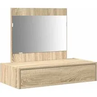 vidaXL Schminktisch mit Schubladen in Braun 83 x 40 x 70 cm von vidaXL