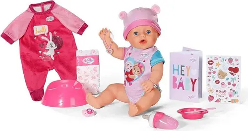 BABY born Emma, Babypuppe, Weiblich, 3 Jahr(e), Junge/Mädchen, 430 mm, Mehrfarbig