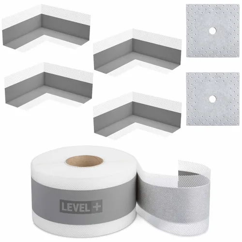 Dichtset Innenecken Wandmanschetten 10m Dichtband Unter Fliesen Bad Kuche Set G2