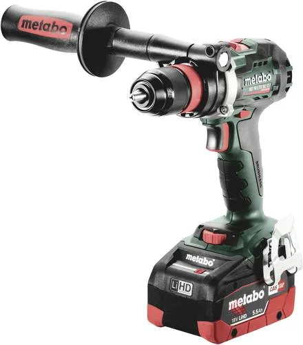 Metabo BS 18 LTX BL Q I - Akku Bohrschrauber 18 V, 130 Nm, inkl. 2x 5,5 Ah Akkus und Ladegerät, leistungsstark und vielseitig einsetzbar