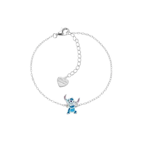 Disney Stitch Armband für Mädchen – Sterlingsilber, 18 cm von Disney